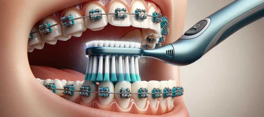 Zahnbuerste bei Zahnspange: spezielle Putztechniken fuer Brackets
