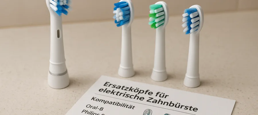 Ersatzkoepfe fuer elektrische Zahnbuerste: Kompatibilitaet, Borstenarten und Austauschintervall