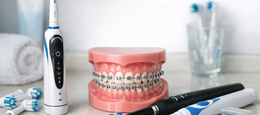 Elektrische Zahnbuerste bei Zahnspange: Welche Modelle sind geeignet?