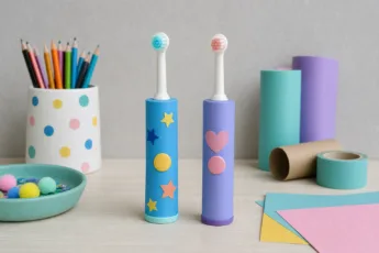 DIY Zahnbürste für Kinder – Basteln & Lernspiele