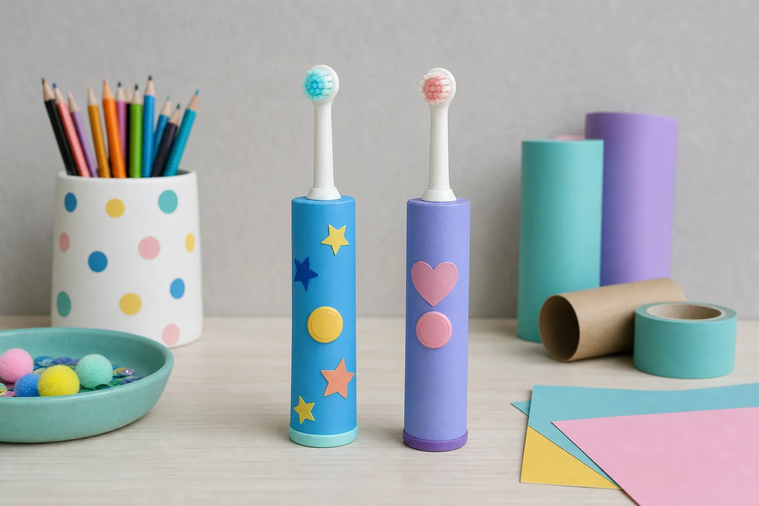 DIY Zahnbuerste fuer Kinder: Einfache Bastelprojekte und Lernspiele